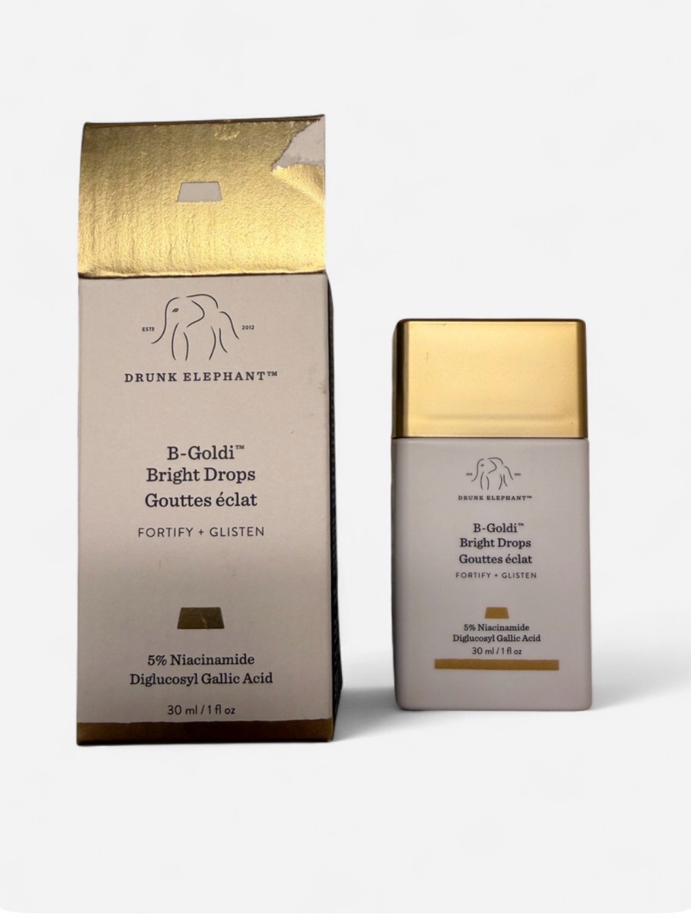 Drunk Elephant B-Goldi Bright Drops 30ml Full Size